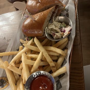 The Golden Bee - Blackened fish po boy - Pubs Near Me - Colorado Springs, Colorado The Golden Bee - Blackened fish po boy - Pubs Near Me - Colorado Springs, Colorado