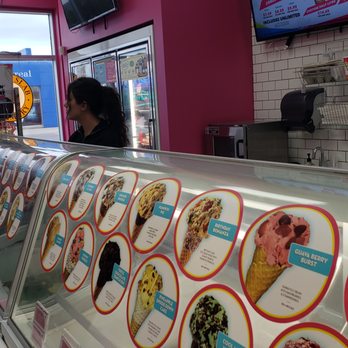 Marble Slab Creamery - a woman standing in front of the counter - Ice Cream & Frozen Yogurt Near Me - Milton, Ontario Marble Slab Creamery - a woman standing in front of the counter - Ice Cream & Frozen Yogurt Near Me - Milton, Ontario