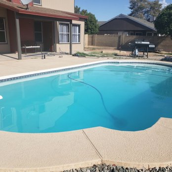 Cherry Blossom Pools - I wish I took a before photo. My pool went from toxic waste puddle, to swimmable and blue, thanks to Zach and his team! - Pool & Hot Tub Service Near Me Cherry Blossom Pools - I wish I took a before photo. My pool went from toxic waste puddle, to swimmable and blue, thanks to Zach and his team! - Pool & Hot Tub Service Near Me