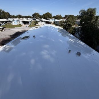 Waters Exterior Cleaning - After rubber roof wash - Pressure Washers Near Me - Umatilla, Florida Waters Exterior Cleaning - After rubber roof wash - Pressure Washers Near Me - Umatilla, Florida