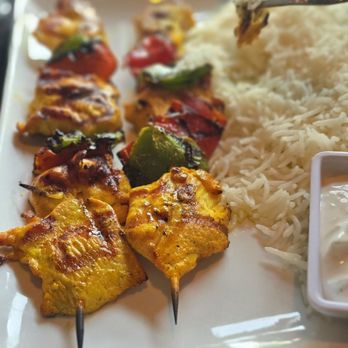 Oasis Restaurant  - chicken kebabs - Afghan Near Me - Pleasanton, California