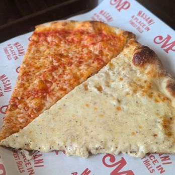 Masani Pizza - Regular and Cacio e pepe slices - Pizza Near Me - Forest Hills, New York