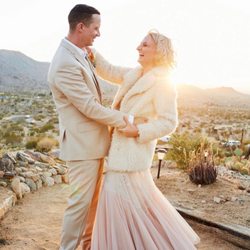 The Quail & The Dove - Dancing during the sunset at Sacred Sands in Joshua Tree. Photo by Jessica Castro