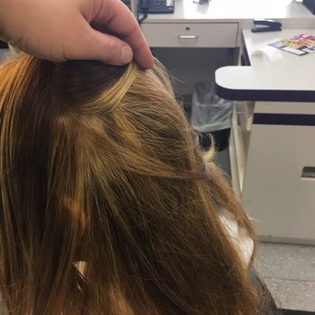 Golden Beauty Salon - This was her attempt at a "balayage." - Hair Salons Near Me - Melrose, Massachusetts