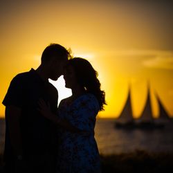 Living Water Images - Key West Romantic Engagement Photo Session at Fort Zachary Taylor State Park