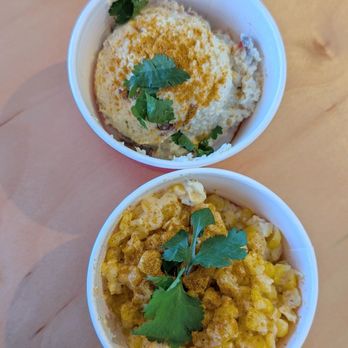 Curry Boys BBQ - Green Curry Potato Salad & Curry Creamed Corn - Thai Near Me - San Antonio, Texas Curry Boys BBQ - Green Curry Potato Salad & Curry Creamed Corn - Thai Near Me - San Antonio, Texas