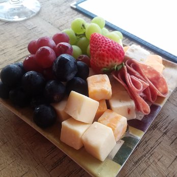 Torr Na Lochs - Close-up of the very good cheese plate.  Get this! - Wineries Near Me - Burnet, Texas