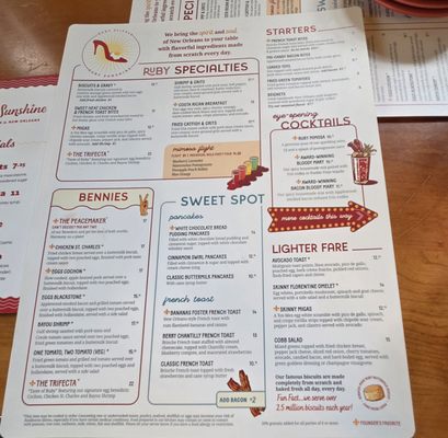 Menu photo 2 Ruby Sunshine Knoxville Knoxville, TN