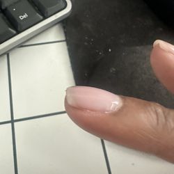River Oak Nails & Spa - Dry skin on the side is of nail