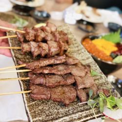Izakaya Go LA - Chicken gizzards & beef tongue  are amazing!