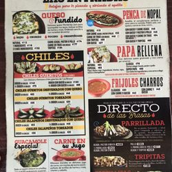 Las Brasas - Menu