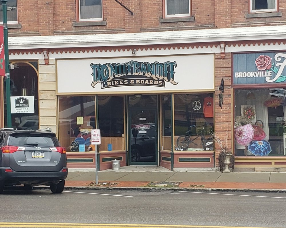 DONUT BANDIT BIKES AND BOARDS 229 Main St, Brookville, Pennsylvania
