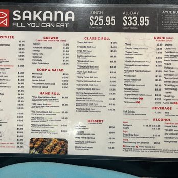 Sakana - Menu - Japanese Near Me - Las Vegas, Nevada Sakana - Menu - Japanese Near Me - Las Vegas, Nevada