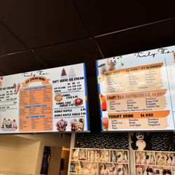 Truly Thai Restaurant - Boba tea and desert menu