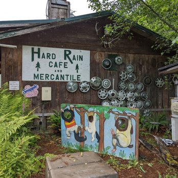Hard Rain Cafe & Mercantile - Outside - Cafes Near Me - Forks, Washington Hard Rain Cafe & Mercantile - Outside - Cafes Near Me - Forks, Washington
