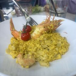 Lou Bantry - Shrimp risotto.