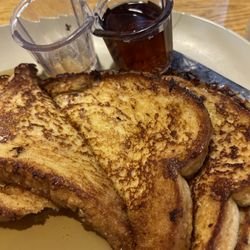 Delicious custard-y and hot French Toast!