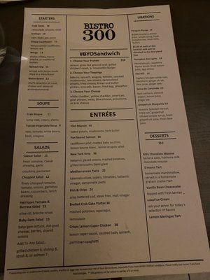 Menu photo 5 Bistro 300 Baltimore, MD