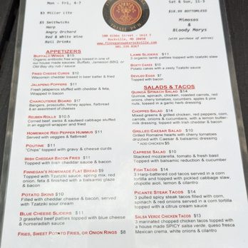 Finnegan's Wake - Menu 1 - Irish Near Me - Rockville, Maryland Finnegan's Wake - Menu 1 - Irish Near Me - Rockville, Maryland