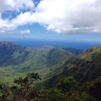 Mt Ka'ala Trail - Half way up - Hiking Near Me - Waianae, Hawaii