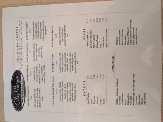 Menu photo 2 Chez Maryse Fresno, CA Menu photo 2 Chez Maryse Fresno, CA