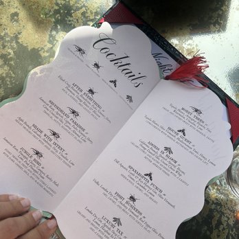 Night Hawk - Cocktail menu - Greek Near Me - Coronado, California