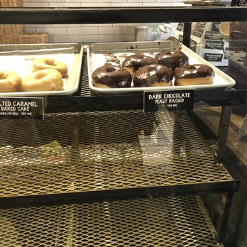 Revolution Doughnuts - Salted Caramel Cake Doughnut Dark Chocolate Yeast Doughnut - Donuts Near Me - Atlanta, Georgia Revolution Doughnuts - Salted Caramel Cake Doughnut Dark Chocolate Yeast Doughnut - Donuts Near Me - Atlanta, Georgia