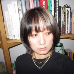 Theodora Hair Studio Olympic - Chunky highlights with a dimensional design color create bold contrast and movement for a modern short haircut at our Los Angeles hair salon