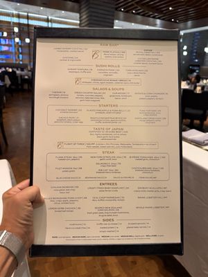 Menu photo 1 B-Prime Steakhouse Atlantic City, NJ Menu photo 1 B-Prime Steakhouse Atlantic City, NJ