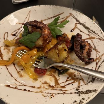Bar Mercurio - Octopus antipasto (couldn't help it, ate some before taking the photo) - Italian Near Me - Toronto, Ontario