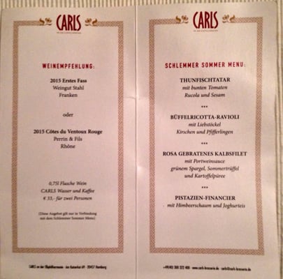 Menu photo 2 CARLS an der Elbphilharmonie Hamburg, HH