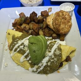 TRI TIP Steak & Chorizo Omelette TRI TIP Steak & Chorizo Omelette
