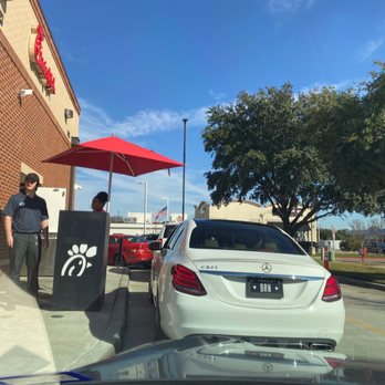 Chick-fil-A - Drive thru cash payment station. - Fast Food Near Me - Austin, Texas