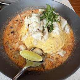 Crabby Tom Yum Omelet
