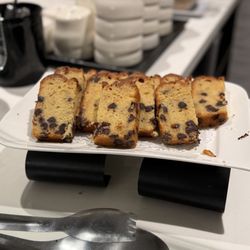 Crowne Plaza Philadelphia - King of Prussia - Chocolate Chip bread on the breakfast buffet