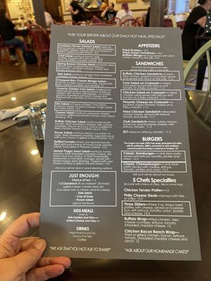 Menu photo 3 5 Chefs Portland, TN