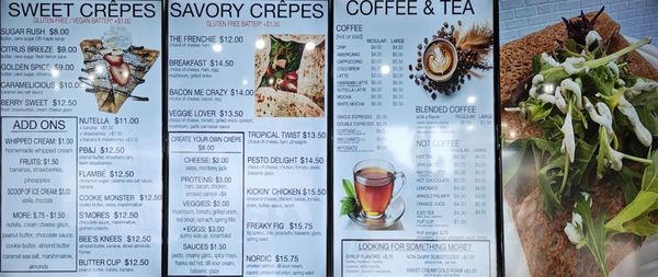 Menu photo 2 The Point Creperie Cafe San Diego, CA
