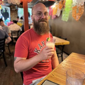 Trini's - Sam and his marg! - Mexican Near Me - Omaha, Nebraska