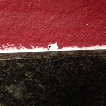 Stone Depot & More - After threatening legal action for my truthful review, Sean from Stone Depot requested I post photos. Here is the caulking/hole. - Cabinetry Near Me - Carlsbad, California