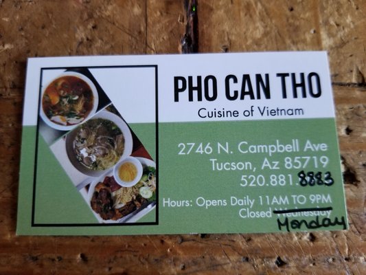 Menu photo 6 Pho Can Tho By 1 Tucson, AZ
