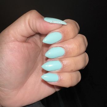Larita Nail Spa - My aqua nails although you can't see the glitter French I paid $10 extra for. - Nail Salons Near Me - Temple, Texas Larita Nail Spa - My aqua nails although you can't see the glitter French I paid $10 extra for. - Nail Salons Near Me - Temple, Texas