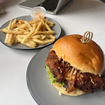 Julia & Henry's - Chicken sandwich & fries from Michy's - Food Court Near Me - Miami, Florida Julia & Henry's - Chicken sandwich & fries from Michy's - Food Court Near Me - Miami, Florida