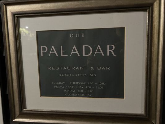 Our Paladar by null