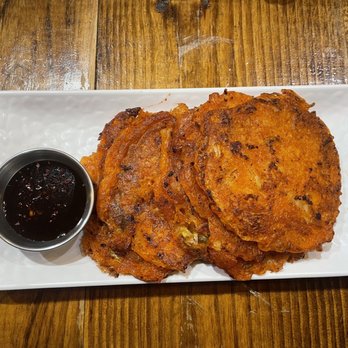 DOMA Korean Kitchen - Kimchi Jeon (Kimchi Pancake) - Korean Near Me - Charlottesville, Virginia DOMA Korean Kitchen - Kimchi Jeon (Kimchi Pancake) - Korean Near Me - Charlottesville, Virginia