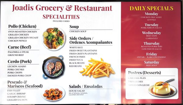 Menu photo 1 Joadis Davie, FL Menu photo 1 Joadis Davie, FL