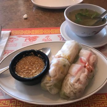 Ala Thai East - Thai rolls Chicken & Rice soup (complimentary) - Thai Near Me - Montgomery, Alabama Ala Thai East - Thai rolls Chicken & Rice soup (complimentary) - Thai Near Me - Montgomery, Alabama