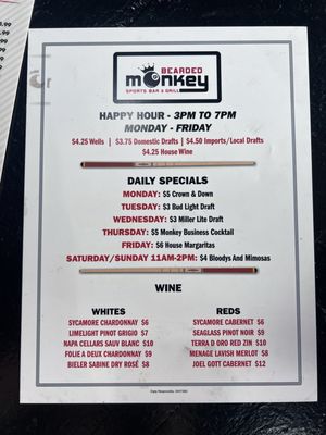 Menu photo 5 Bearded Monkey Sports Bar & Grill Rockwall, TX Menu photo 5 Bearded Monkey Sports Bar & Grill Rockwall, TX