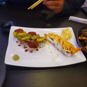 Mirin Kitchen - Caterpillar and crunchy roll - Japanese Near Me - Vista, California Mirin Kitchen - Caterpillar and crunchy roll - Japanese Near Me - Vista, California