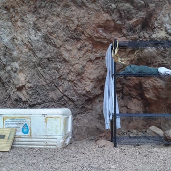 Goldstrike Hot Springs - Water, first aid, and a hoodie for those who may need. - Hiking Near Me - Boulder City, Nevada Goldstrike Hot Springs - Water, first aid, and a hoodie for those who may need. - Hiking Near Me - Boulder City, Nevada