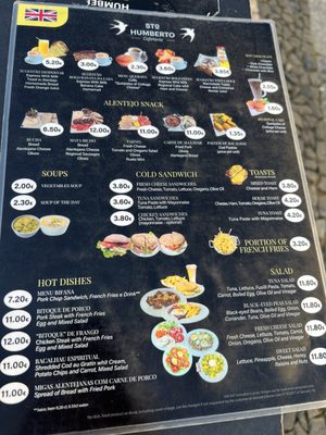Menu photo 2 Stō Humberto Cafetaria Évora, 07 Menu photo 2 Stō Humberto Cafetaria Évora, 07